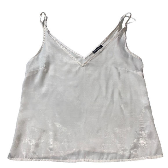 Dynamite Satin V-neck Cami Tank Top - Picture 9 of 14